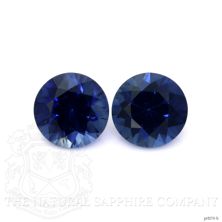 0.90 Ct.Tw. Blue Sapphire Pair from Madagascar