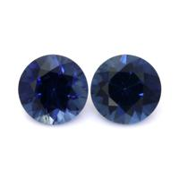 1.27&nbsp;Ct.Tw.Total Carat Weight Blue Sapphire Pair from Ceylon (Sri Lanka) Video