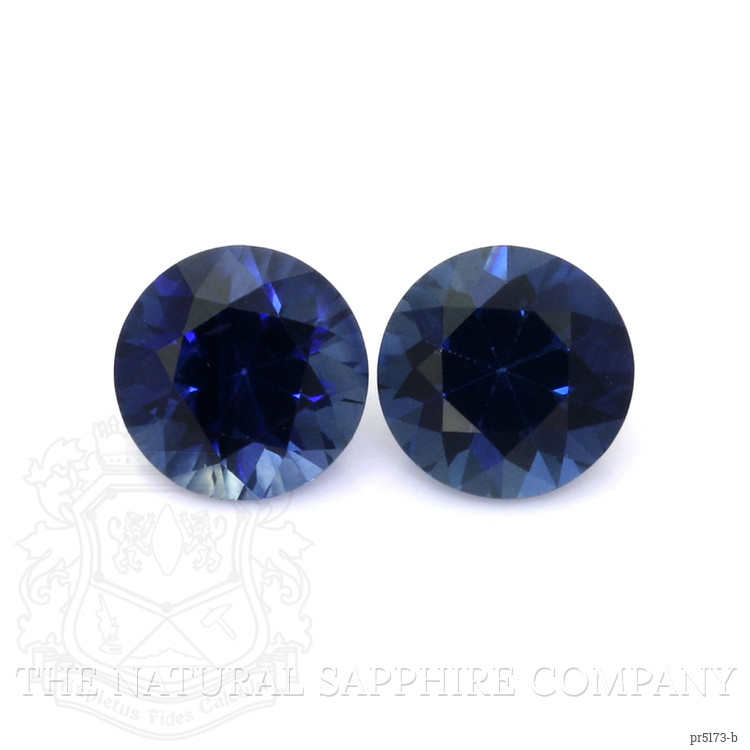 1.27 Ct.Tw. Blue Sapphire Pair from Ceylon (Sri Lanka)