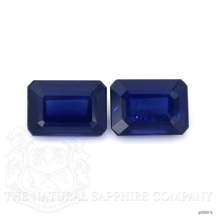 2.51 Ct.Tw. Blue Sapphire Pair from Ceylon (Sri Lanka)