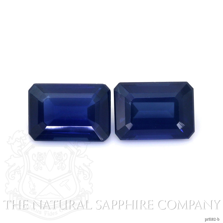 2.12 Ct.Tw. Blue Sapphire Pair from Ceylon (Sri Lanka)