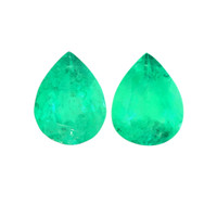 23.32 Ct.Tw.Total Carat Weight Emerald Pair from Colombia Video