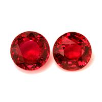 2.76 Ct.Tw.Total Carat Weight Ruby Pair from Mozambique Video
