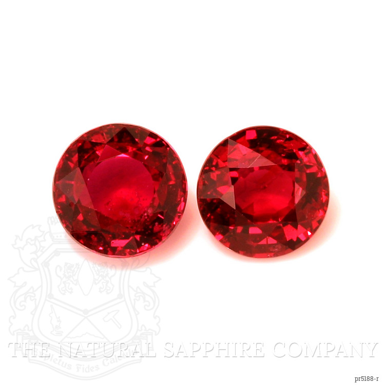 2.76 Ct.Tw. Ruby Pair from Mozambique