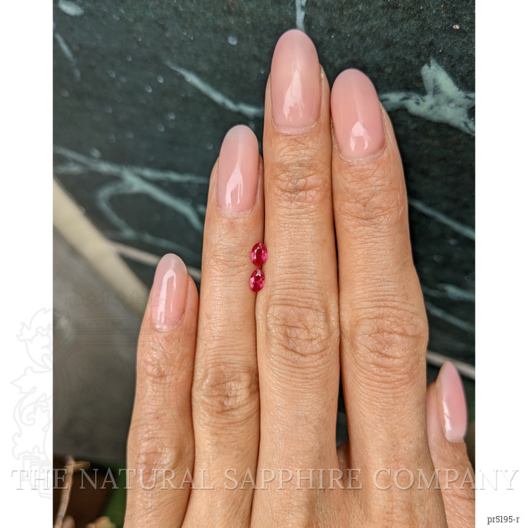0.48 Ct.Tw. Ruby Pair from Mozambique