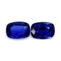 1.77&nbsp;Ct.Tw.Total Carat Weight Blue Sapphire Pair from Ceylon (Sri Lanka) Video