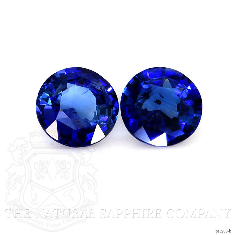 1.73 Ct.Tw. Blue Sapphire Pair from Ceylon (Sri Lanka)