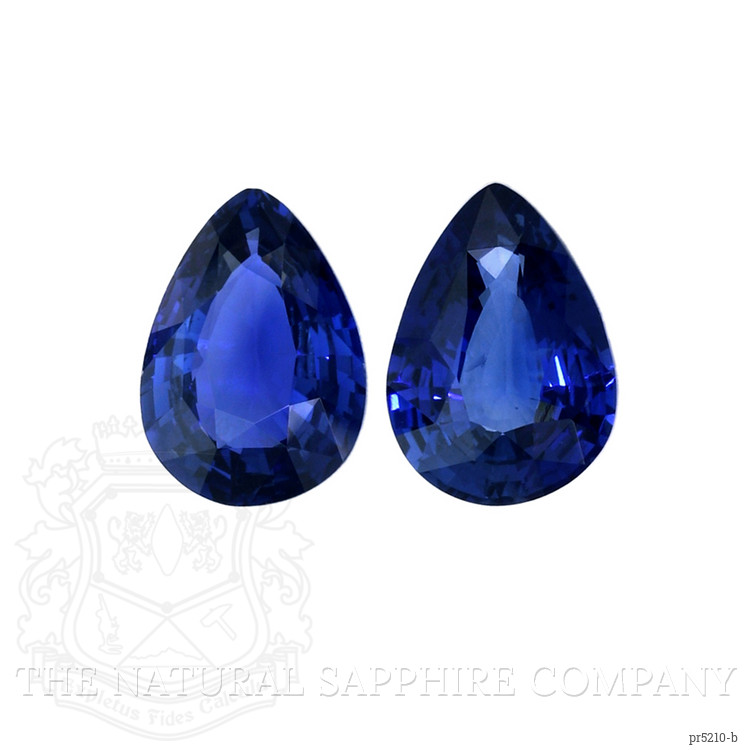 12.56 Ct.Tw. Blue Sapphire Pair from Madagascar