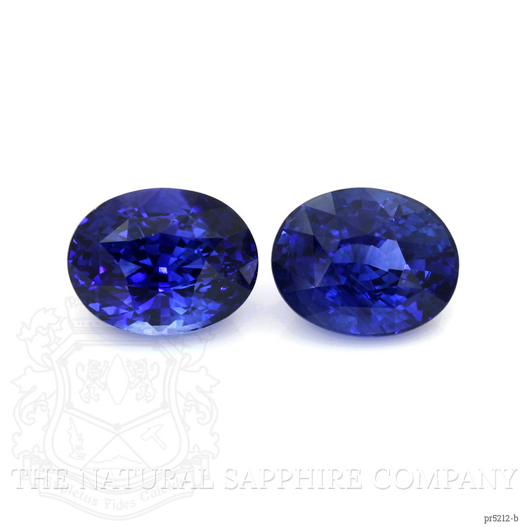 6.50 Ct.Tw. Blue Sapphire Pair from Ceylon (Sri Lanka)