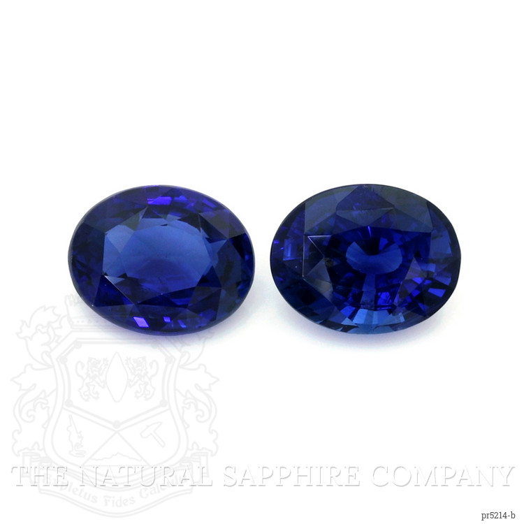 5.84 Ct.Tw. Blue Sapphire Pair from Ceylon (Sri Lanka)