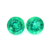 3.40 Ct.Tw.Total Carat Weight Emerald Pair from Zambia Video
