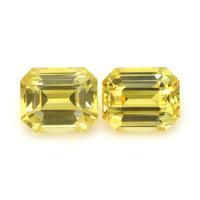 5.21&nbsp;Ct.Tw.Total Carat Weight Yellow Sapphire Pair from Ceylon (Sri Lanka) Video