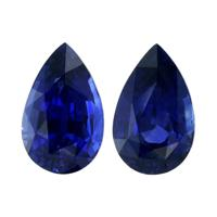 8.48&nbsp;Ct.Tw.Total Carat Weight Blue Sapphire Pair from Ceylon (Sri Lanka) Video
