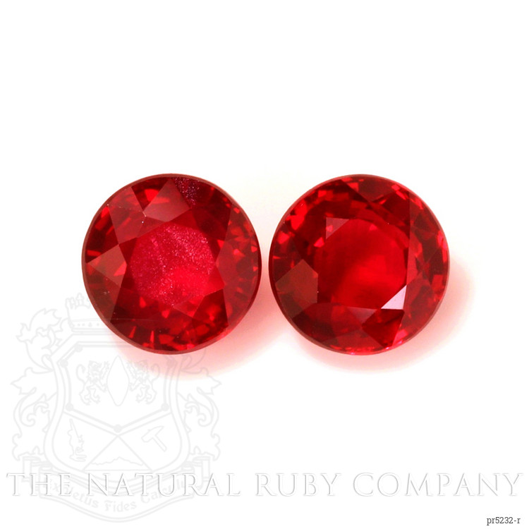 1.59 Ct.Tw. Ruby Pair from Afghanistan