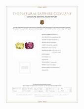 1.90&nbsp;Ct.Tw.Total Carat Weight Pink Sapphire Pair from Ceylon (Sri Lanka) Scan Report