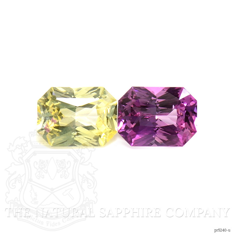 2.45 Ct.Tw. Yellow Sapphire Pair from Ceylon (Sri Lanka)