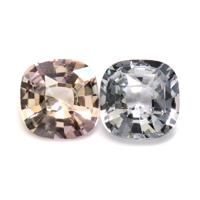 2.58&nbsp;Ct.Tw.Total Carat Weight Peach Sapphire Pair from Ceylon (Sri Lanka) Video