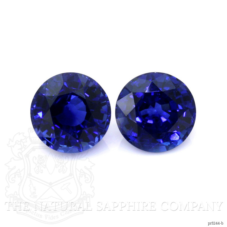 3.35 Ct.Tw. Blue Sapphire Pair from Madagascar