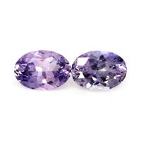 1.64&nbsp;Ct.Tw.Total Carat Weight Purple Sapphire Pair from Ceylon (Sri Lanka) Video