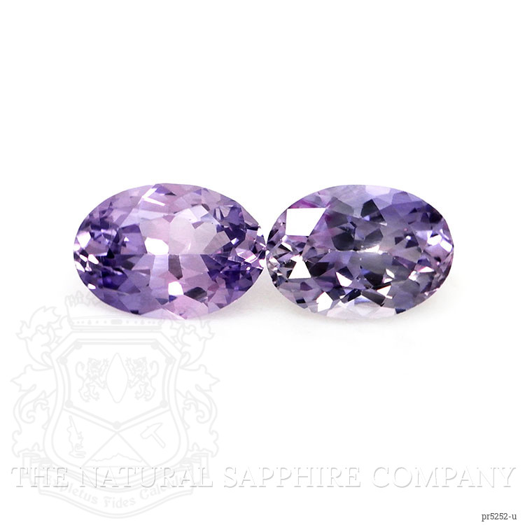 1.64 Ct.Tw. Purple Sapphire Pair from Ceylon (Sri Lanka)