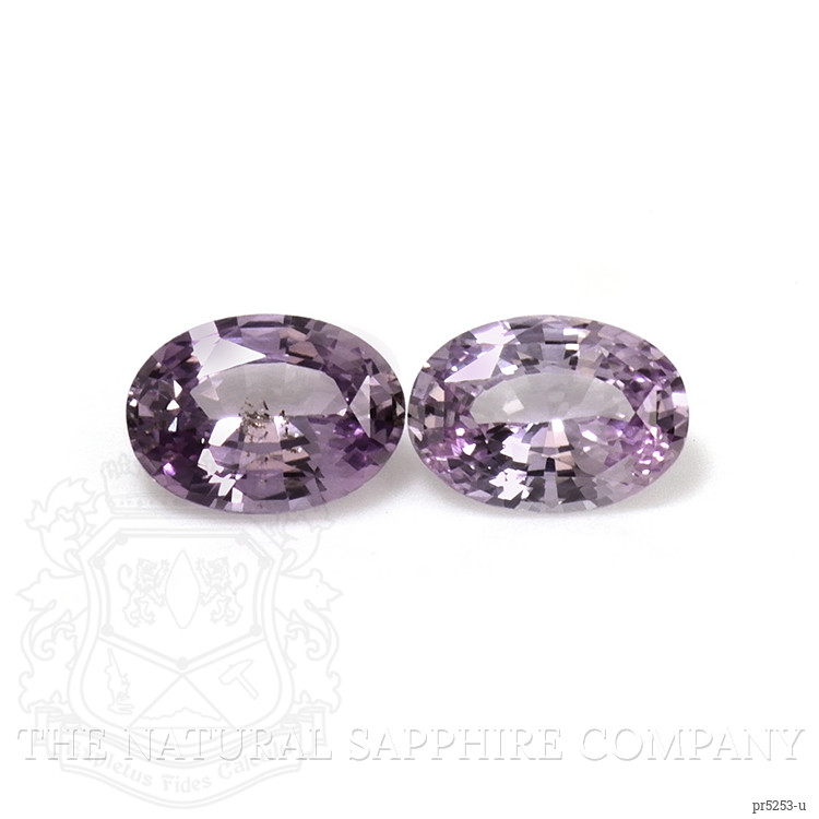 1.73 Ct.Tw. Purple Sapphire Pair from Ceylon (Sri Lanka)