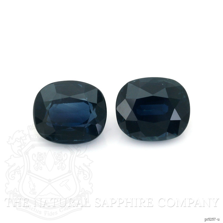 8.01 Ct.Tw. Bluish Green Sapphire Pair from Ceylon (Sri Lanka)