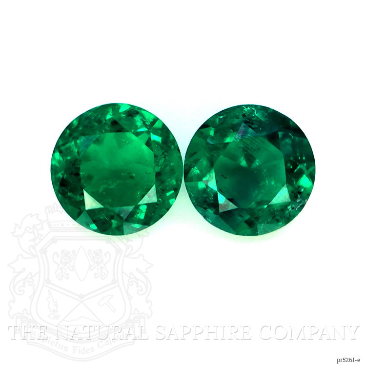 1.22 Ct.Tw. Emerald Pair from Colombia