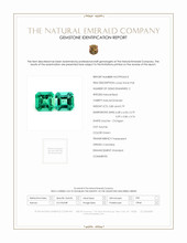 1.59 Ct.Tw.Total Carat Weight Emerald Pair from Colombia Scan Report