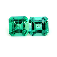 1.59 Ct.Tw.Total Carat Weight Emerald Pair from Colombia Video
