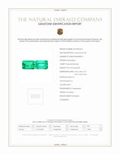 1.77 Ct.Tw.Total Carat Weight Emerald Pair from Colombia Scan Report