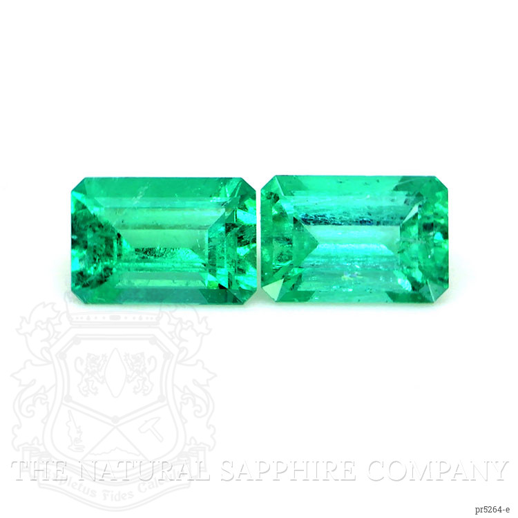 1.77 Ct.Tw. Emerald Pair from Colombia