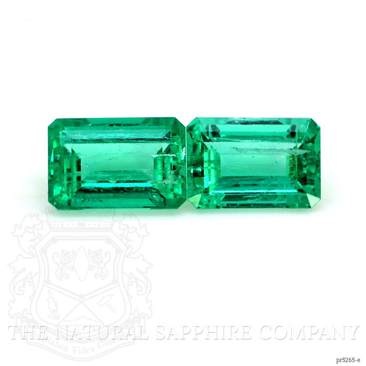 3.41 Ct.Tw. Emerald Pair from Colombia