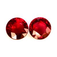 1.20 Ct.Tw.Total Carat Weight Ruby Pair from Tanzania Video