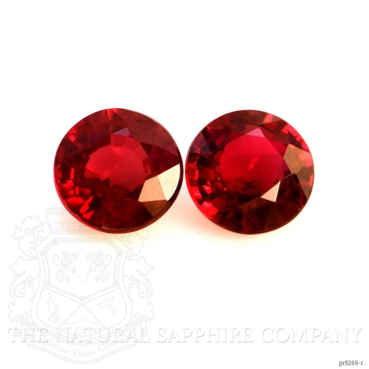 1.10 Ct.Tw. Ruby Pair from Tanzania