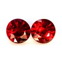 1.26 Ct.Tw.Total Carat Weight Ruby Pair from Tanzania Video
