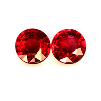 1.19 Ct.Tw.Total Carat Weight Ruby Pair from Tanzania Video