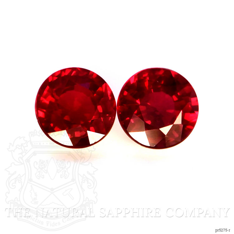 1.24 Ct.Tw. Ruby Pair from Tanzania
