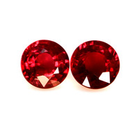 1.26 Ct.Tw.Total Carat Weight Ruby Pair from Tanzania Video