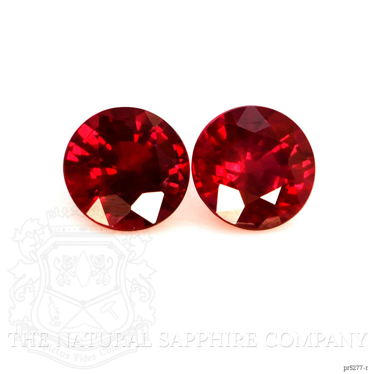 1.38 Ct.Tw. Ruby Pair from Tanzania