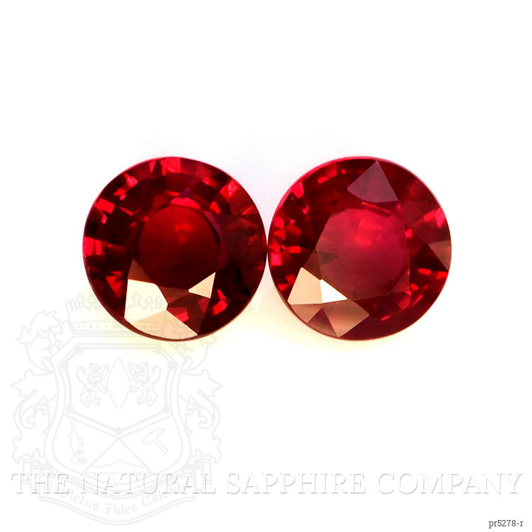 1.33 Ct.Tw. Ruby Pair from Tanzania