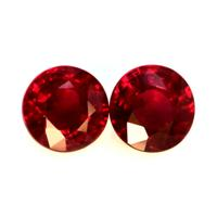 1.48 Ct.Tw.Total Carat Weight Ruby Pair from Tanzania Video