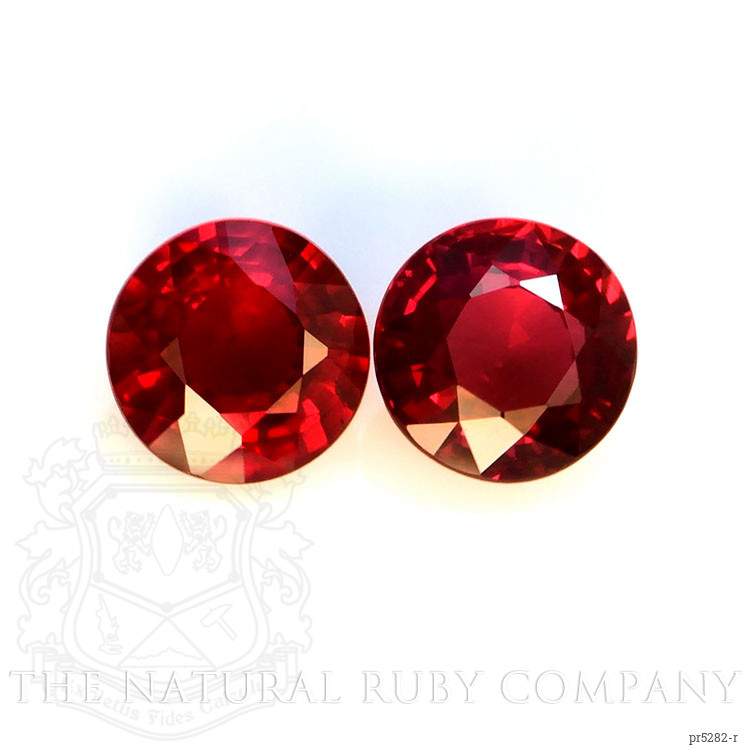 1.30 Ct.Tw. Ruby Pair from Tanzania