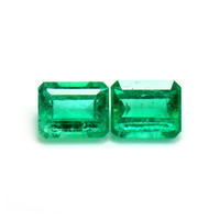 1.46 Ct.Tw.Total Carat Weight Emerald Pair from Colombia Video