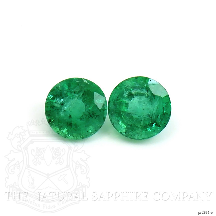 1.04 Ct.Tw. Emerald Pair from Zambia