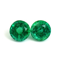 1.48 Ct.Tw.Total Carat Weight Emerald Pair from Zambia Video