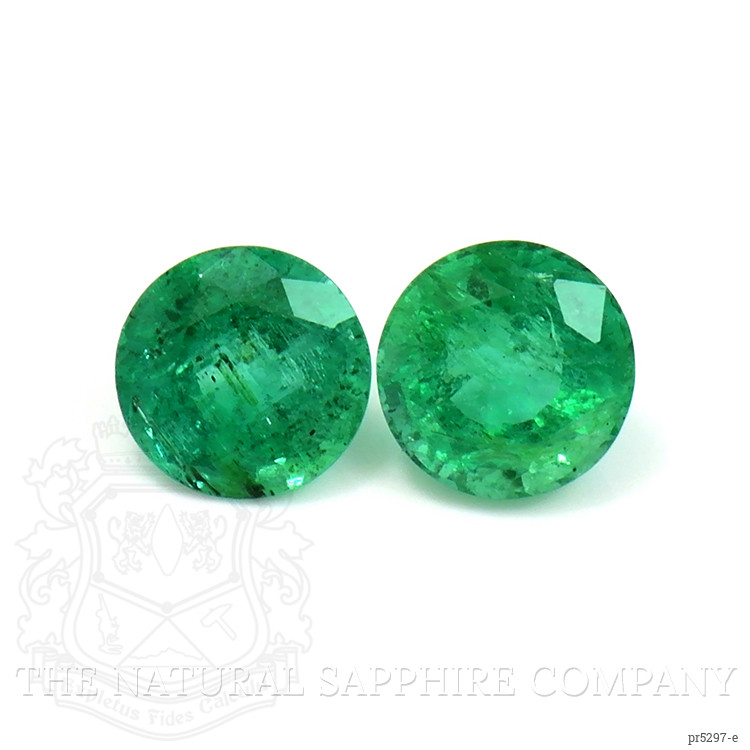 1.74 Ct.Tw. Emerald Pair from Zambia