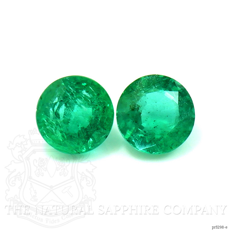 2.10 Ct.Tw. Emerald Pair from Zambia