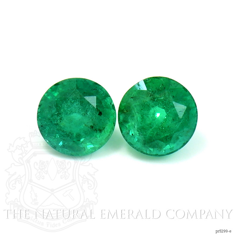 2.14 Ct.Tw. Emerald Pair from Zambia