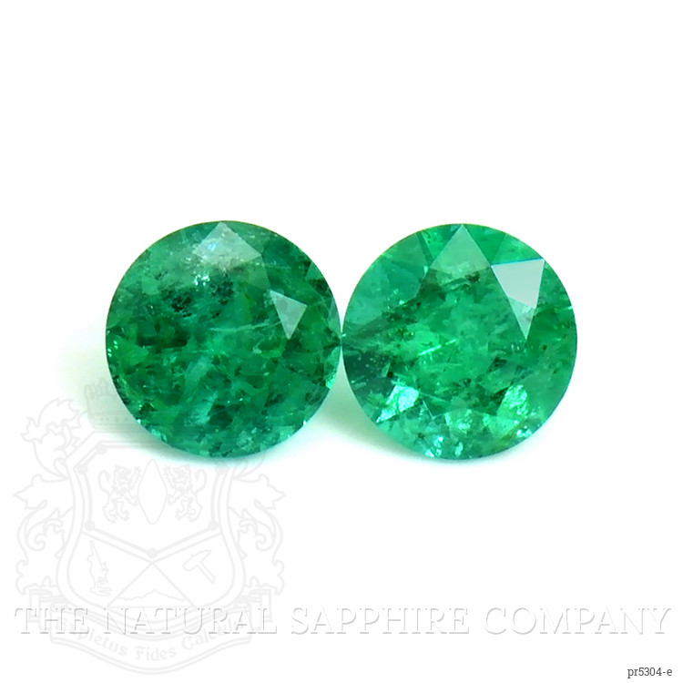 1.07 Ct.Tw. Emerald Pair from Zambia