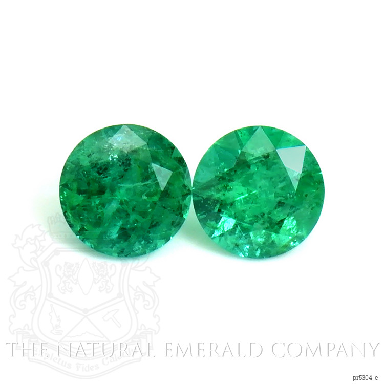1.07 Ct.Tw. Emerald Pair from Zambia